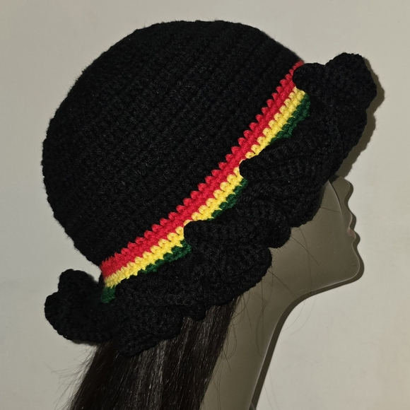 Hand Crafted Other - Crochet ruffle hat